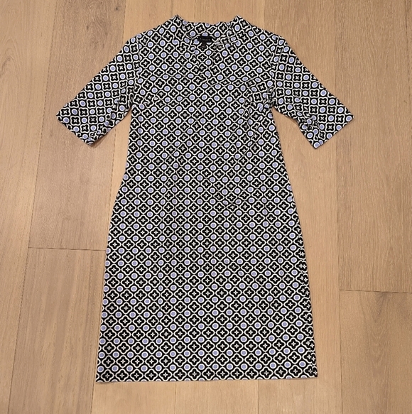 Talbots Dresses & Skirts - Talbots Geometric Black and White Dress